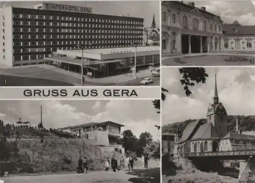 Gera - u.a. Terrassencafe Osterstein - ca. 1975