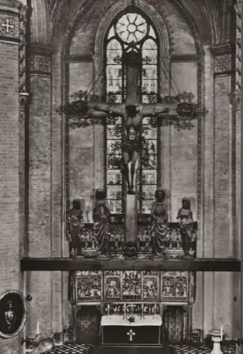 Güstrow - Pfarrkirche, Triumphkreuz - 1977