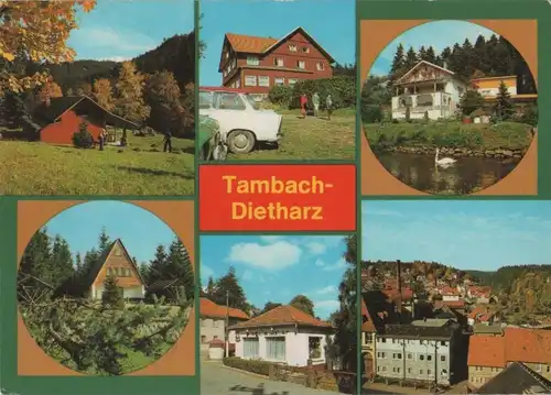 Tambach-Dietharz - u.a. Berggaststätte Ebertswiese - 1987