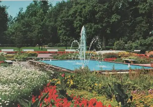 Bad Driburg - Kurpark Fontäne - 1983