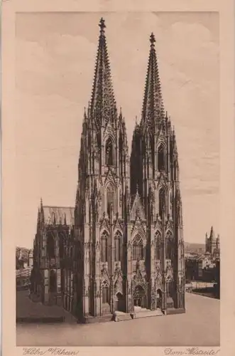 Köln - Dom, Westseite - ca. 1950