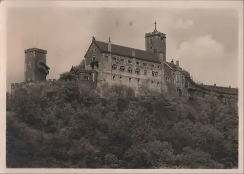 Eisenach - Wartburg von SO - 1951