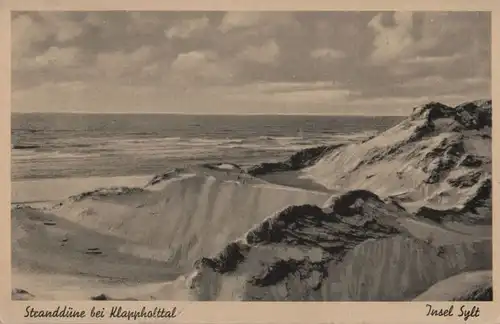 Sylda - Stranddüne bei Klappholttal - ca. 1935