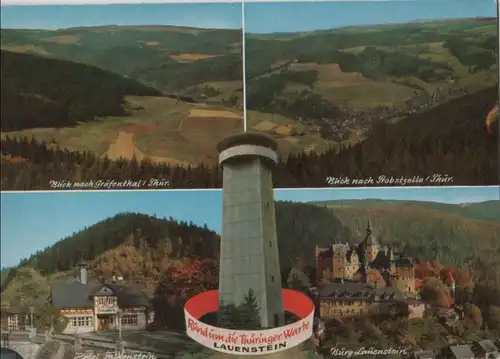 Ludwigsstadt-Lauenstein - Aussichtsturm Thüringer Warte - ca. 1970
