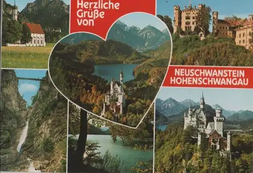 Schwangau Neuschwanstein - und Hohenschwangau - 1991