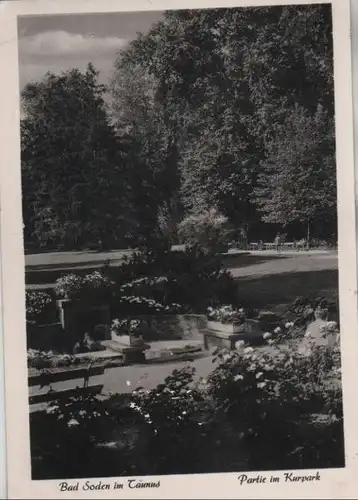 Bad Soden - Partie im Kurpark - ca. 1965