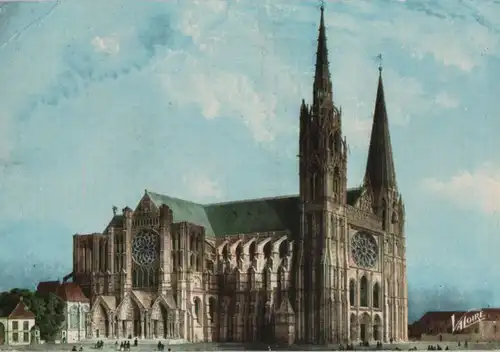 Frankreich - Frankreich - Chartres - La cathedrale - 1972