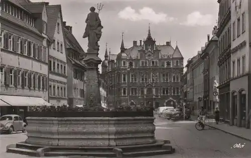 Kaufbeuren - Blick zum Rathaus - 1957