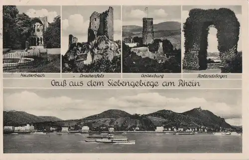Siebengebirge - u.a. Rolandsbogen - 1954