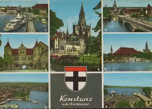 Konstanz - u.a. Autofähre - ca. 1970