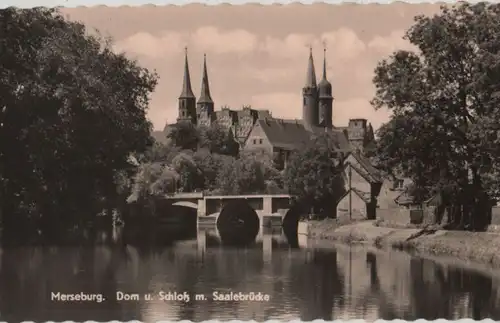 Merseburg - Dom und Schloß mit Saalebrücke - 1963