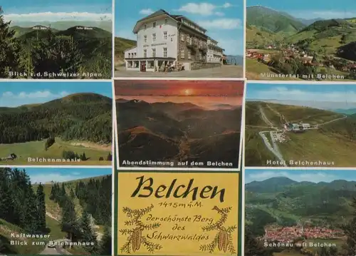 Belchen (Berg) - u.a. mit Schönau - 1984