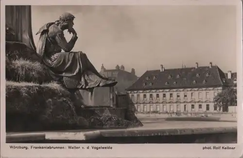 Würzburg - Frankoniabrunnen - ca. 1955