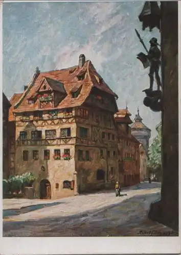 Nürnberg - Albrecht Dürer-Haus - ca. 1965