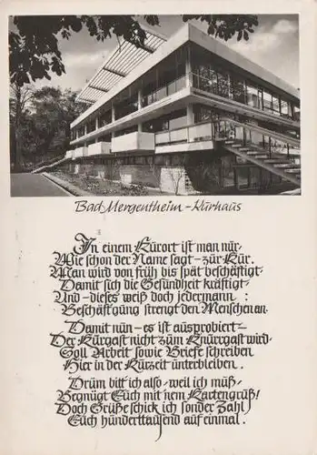 Bad Mergentheim - Kurhaus - 1970