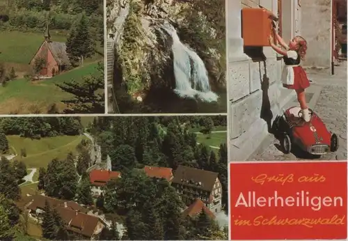 Oppenau-Allerheiligen - 4 Teilbilder - 1984