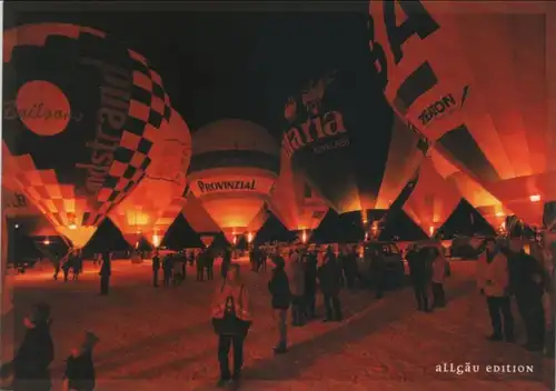 Allgäu - Ballone am Abend