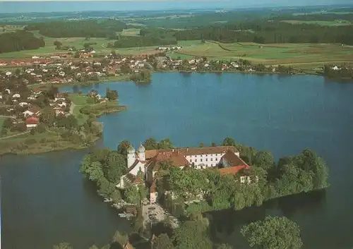 Kloster Seeon Chiemgau Luftbild - ca. 1985