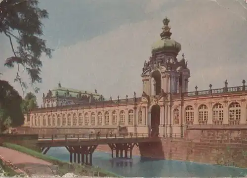 Dresden - Zwinger mit Kronentor - ca. 1960