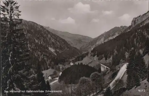 Höllental (Schwarzwald) - mit Ravennatal - ca. 1955