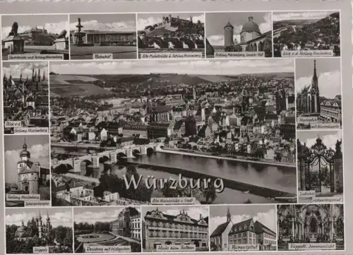 Würzburg - u.a. Käppele, Innenansicht - ca. 1960
