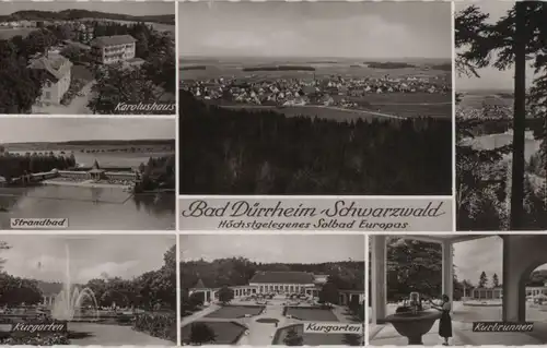 Bad Dürrheim - u.a. Kurgarten - ca. 1960