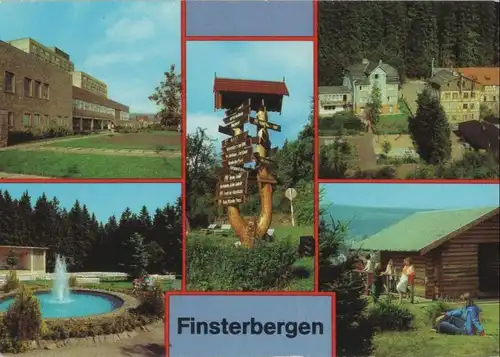 Finsterbergen - u.a. Wegweiser - 1982