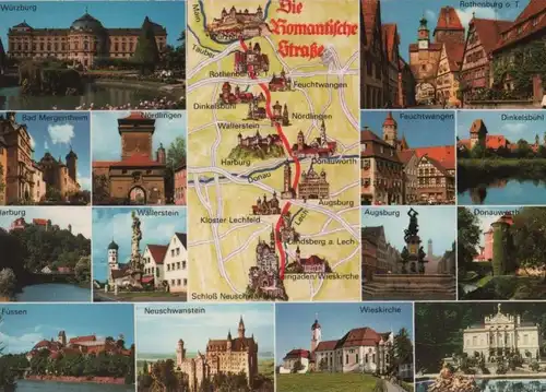 Romantische Straße - u.a. Feuchtwangen - ca. 1985
