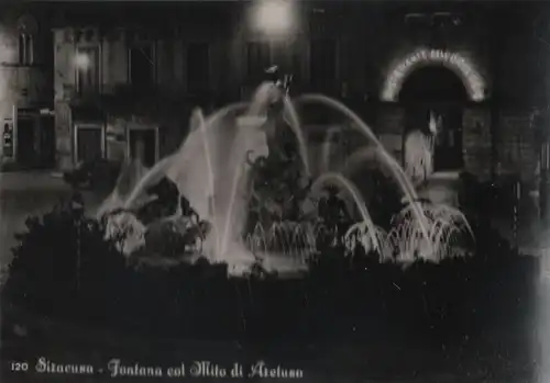 Italien - Italien - Syrakus - Syracusa - Fontana col Mito di Aretusa - ca. 1965