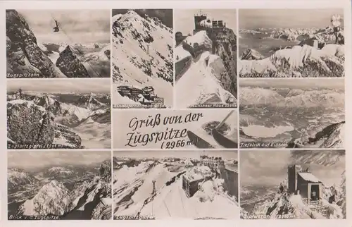 Zugspitze - u.a. Gipfelstation - 1954