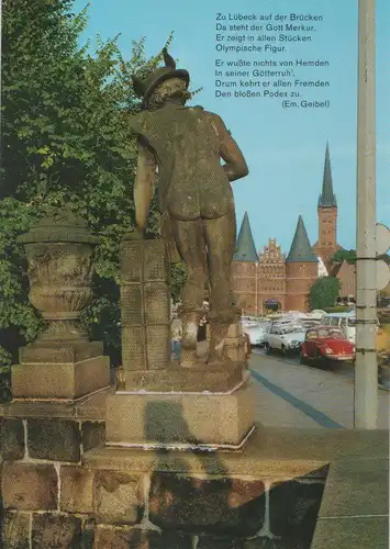 Lübeck - Puppenbrücke mit Merkur - ca. 1985