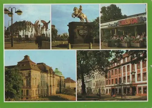 Dresden - 5 Teilbilder - 1989