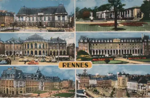 Frankreich - Frankreich - Rennes - 6 Teilbilder - 1969