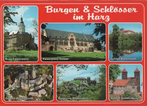 Harz - Burgen und Schlösser - 1999