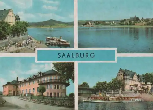 Saalburg-Ebersdorf - u.a. Blick über die Talsperre - 1969