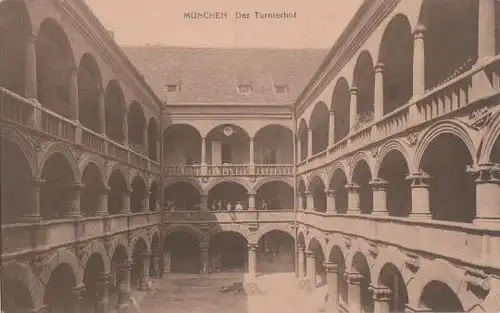 München - Der Turnierhof - ca. 1955