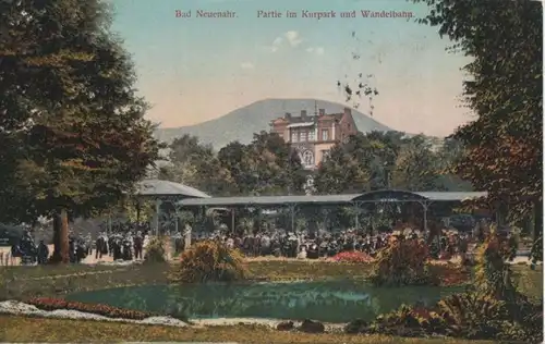 Bad Neuenahr - Partie im Kurpark und Wandelbahn - ca. 1920