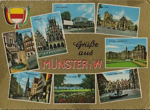 Münster - u.a. Universität - ca. 1975