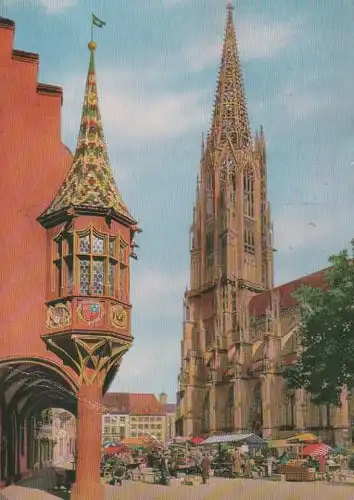 Freiburg - Münsterturm - ca. 1965