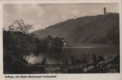 Urfttalsperre - mit Hotel Lorbachtal - 1941