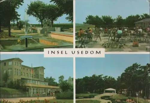 Usedom - u.a. Trassenheide, Konsum Strandhalle - 1972