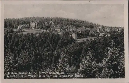 Oberhof - Blick von Tambacher Straße - ca. 1955