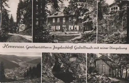 Ilmenau - Goethe-Stätten u. Jagdschloss - ca. 1965