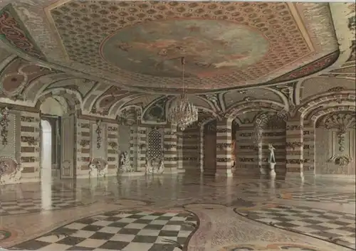 Potsdam, Sanssouci - Neues Palais, Muschelsaal - 1980