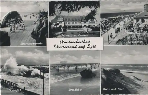 Westerland - u.a. Strandleben - 1962