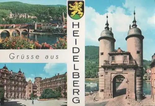 Heidelberg u.a. Schlosshof - 1965