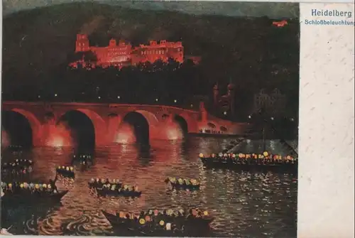 Heidelberg - Schlossbeleuchtung