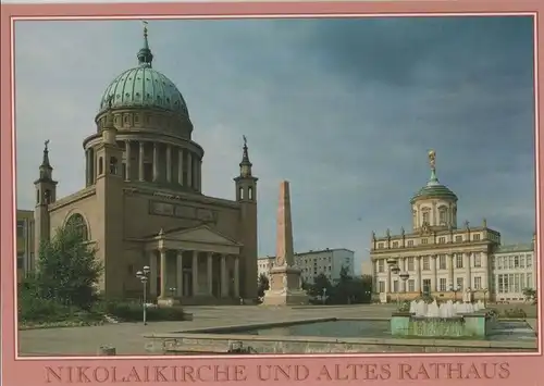 Potsdam - Nikolaikirche und altes Rathaus - 1993