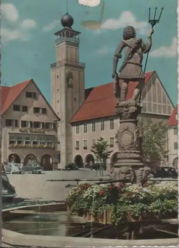 Freudenstadt - Neptunbrunnen - 1962