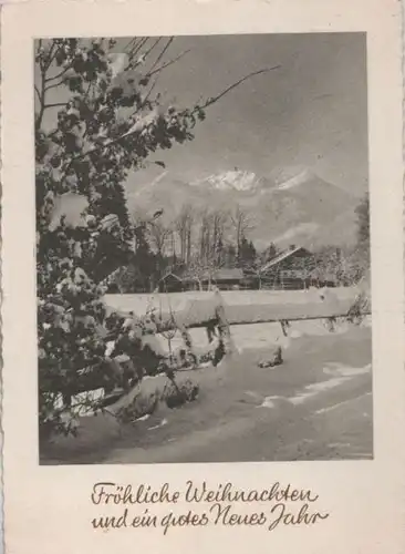 Fröhliche Weihnachten Winterlandschaft